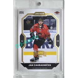 2023/24 Goal cards Chance Liga 2. série #391 Jan Zahradníček Expo Gold 1of7