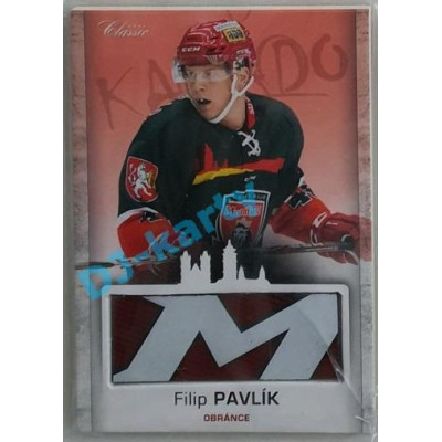 2017 OFS Mountfield Cup Filip Pavlík #9 2/9 Game Used Stick
