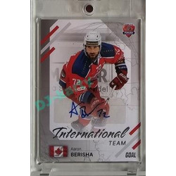 2023/24 Goal cards Chance Liga 2. série #IN-16 Aaron Berisha International Autograph xx/25
