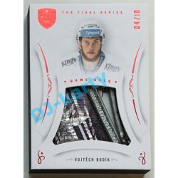 2021/22 OFS The Final Series Vojtěch Budík #MEM-VB 04/10 Game Used Red