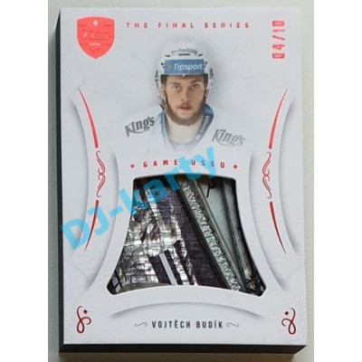 2021/22 OFS The Final Series Vojtěch Budík #MEM-VB 04/10 Game Used Red