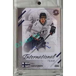 2023/24 Goal cards Chance Liga 2. série #IN-17 Riku Sihvonen International Autograph xx/25