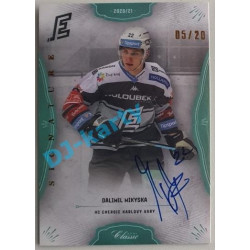 2021/22 OFS The Final Series Dalimil Mikyska #383 05/20 Bonus Signature Rainbow