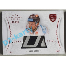 2021/22 OFS The Final Series Petr Vrána #STI-VRE 05/10 Game Used Stick Red