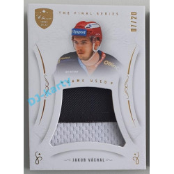 2021/22 OFS The Final Series Jakub Váchal #JER-JV 07/20 Game Used Jersey Gold
