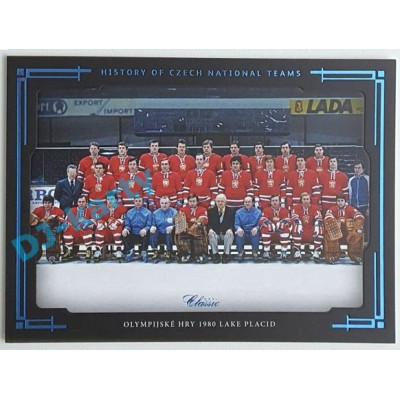 2021/22 OFS The Final Series Olympijské hry 1980 Lake Placid #HCNT-32 4/9 History of Czech National Teams
