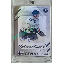 2023/24 Goal cards Chance Liga 2. série #IN-18 Markus Korkiakoski International Autograph xx/25