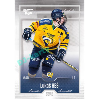 2022/23 Goal Cards Chance Liga Update #498 Lukáš Heš Silver 1 of 60