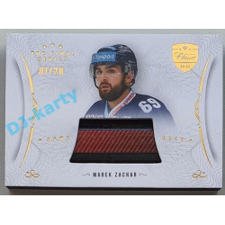 2021/22 OFS The Final Series Marek Zachar #STI-ZAA 01/20 Game Used Stick Gold
