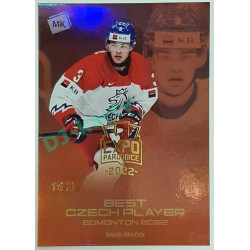 2021/22 MK reprezentace #BCP-03 David Špaček Bronze Medalists 1 of 10 Expo Pard.