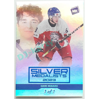2023 MK reprezentace #SM-08 David Moravec Silver Medalists U20 parallel 1/1
