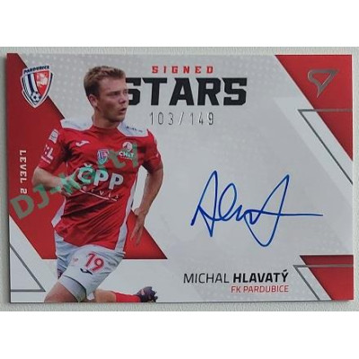 2022/23 Sportzoo Fortuna Liga 2. série #SL2-MH Michal Hlavatý Signed Stars Level 2 xx/149