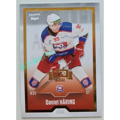 2022/23 Goal Cards Chance Liga 2. série #370 Daniel Häring Expo Gold 1 of 3