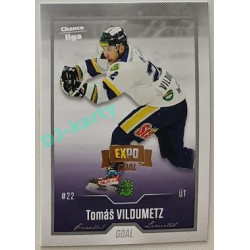 2022/23 Goal Cards Chance Liga 2. série #379 Tomáš Vildumetz Expo Silver 1 of 3