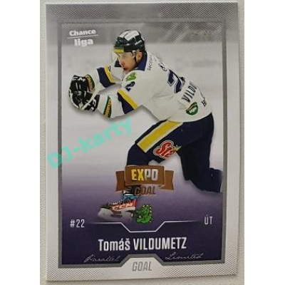 2022/23 Goal Cards Chance Liga 2. série #379 Tomáš Vildumetz Expo Silver 1 of 3