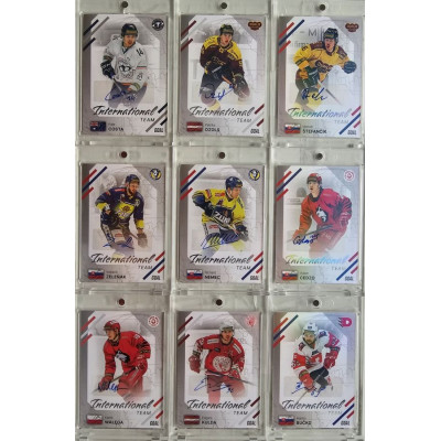 2023/24 Goal cards Chance Liga 2. série kompletní set 30ks International Autograph xx/25