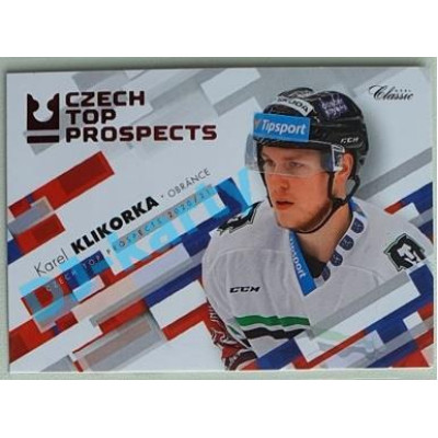 2020/21 OFS 2. série Karel Klikorka #CTP-8 Czech Top Prospects RED /55