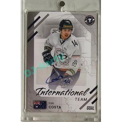 2023/24 Goal cards Chance Liga 2. série #IN-19 Kale Costa International Autograph xx/25