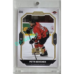 2023/24 Goal cards Chance Liga 2. série #396 Petr Beránek Expo Gold 1of7
