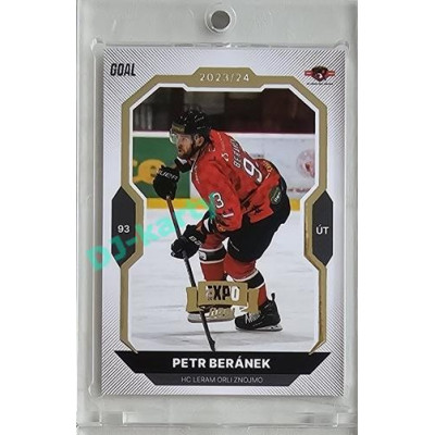 2023/24 Goal cards Chance Liga 2. série #396 Petr Beránek Expo Gold 1of7