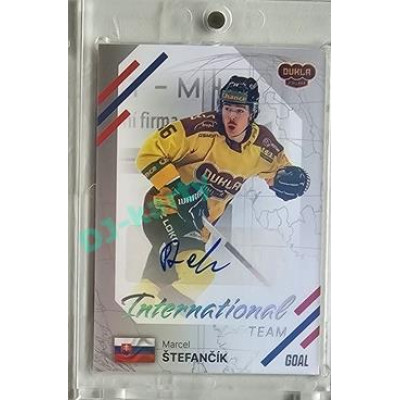 2023/24 Goal cards Chance Liga 2. série #IN-21 Marcel Štefančík International Autograph xx/25