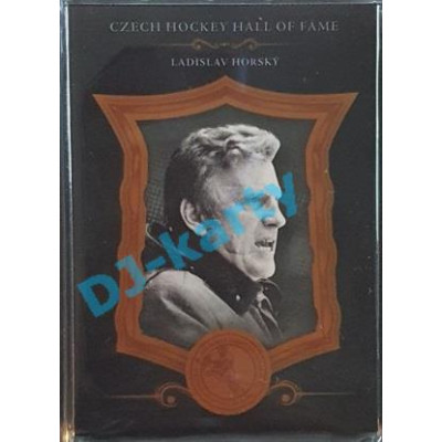 2020 OFS Síň slávy českého hokeje Ladislav Horský #SSCH-060 08/25 Black Cut