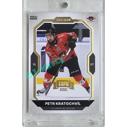 2023/24 Goal cards Chance Liga 2. série #400 Petr Kratochvíl Expo Gold 1of7
