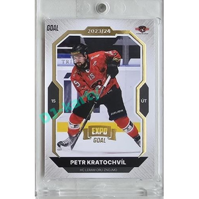 2023/24 Goal cards Chance Liga 2. série #400 Petr Kratochvíl Expo Gold 1of7