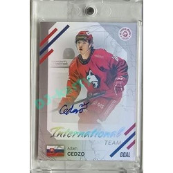 2023/24 Goal cards Chance Liga 2. série #IN-24 Adam Cedzo International Autograph xx/25