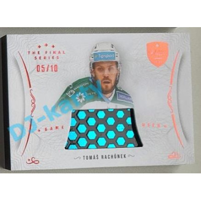 2021/22 OFS The Final Series Tomáš Rachůnek #STI-RAT 05/10 Game Used Stick Red