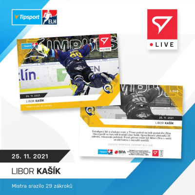 2021/22 Sportzoo Libor Kašík #49 xx/74