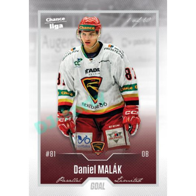 2022/23 Goal Cards Chance Liga 1. série #049 Daniel Malák Silver 1 of 60