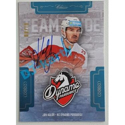 2020/21 OFS 1. série Jan Kolář #TP-JKO 08/10 Team Pride Signature