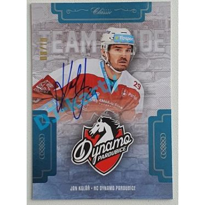 2020/21 OFS 1. série Jan Kolář #TP-JKO 08/10 Team Pride Signature