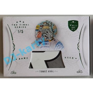 2021/22 OFS The Final Series Tomáš Král #STI-KRT 1/5 Game Used Stick Emerald
