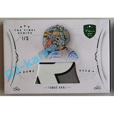 2021/22 OFS The Final Series Tomáš Král #STI-KRT 1/5 Game Used Stick Emerald