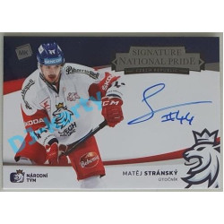 2021 MK reprezentace Matěj Stránský #NPS-MS 10/36 National Pride Signatures