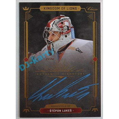 2021/22 OFS The Final Series Štěpán Lukeš #A01 2/5 Bonus Signature Kingdom of Lions
