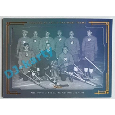 2021/22 OFS The Final Series Mistrovství Evropy 1933 Československo #HCNT-10 13/15 History of Czech National Teams