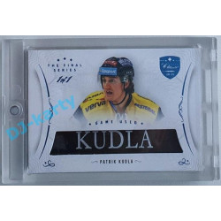 2021/22 OFS The Final Series Patrik Kudla #STI-KUT 1/1 Game Used Stick Blue