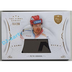 2021/22 OFS The Final Series Petr Koukal #STI-KOP 11/20 Game Used Stick Gold