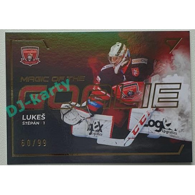 2021/22 Sportzoo TIPSPORT ELH Štěpán Lukeš #MG-07 Magic of the GOALIE 73/99