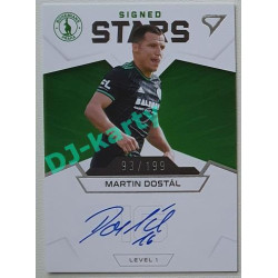 2021/22 Sportzoo Fortuna Liga Martin Dostál #S1-MD 93/199 Signed Stars level 1