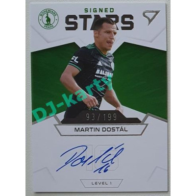 2021/22 Sportzoo Fortuna Liga Martin Dostál #S1-MD 93/199 Signed Stars level 1