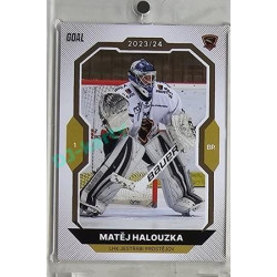 2023/24 Goal cards Chance Liga 1. série #044 Matěj Halouzka Gold 1of20
