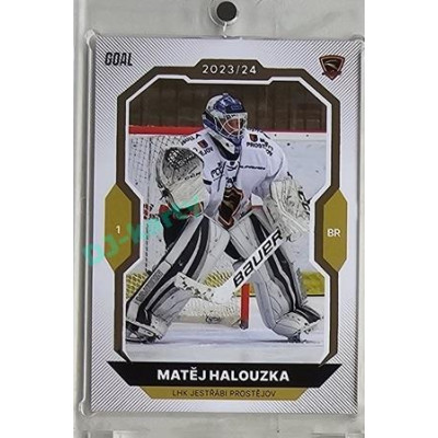 2023/24 Goal cards Chance Liga 1. série #044 Matěj Halouzka Gold 1of20