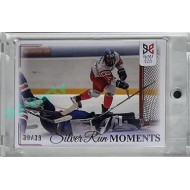 2023/24 Legendary Cards Hlinka Gretzky Cup Young Lions #SRM-04 Matěj Kubiesa zvyšuje na 2:1 pro ČR Silver Run Moments Rainbow xx/39