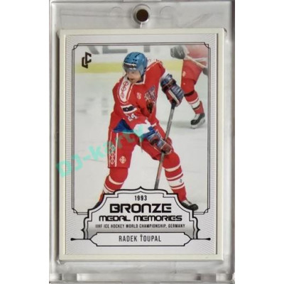 2023 LC Bronze Medal Memories 1993 #21 Radek Ťoupal White Frame 1/9