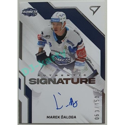 2022/23 Sportzoo ELH 1. série #AS1-DA Marek Ďaloga Signature level 1 xxx/150