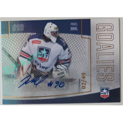 2022/23 Goal Cards Chance Liga 1. série #G-8 Pavel Jekel Goalies Autograph 02/49
